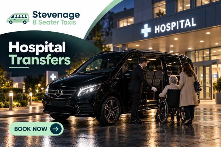 Minibus transport for hospital appointments and medical transfers